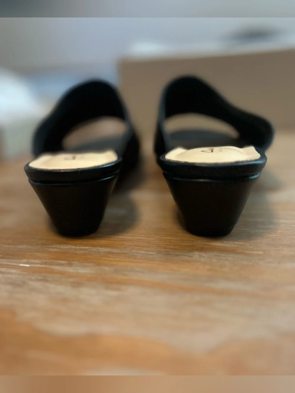 Clarks Leather Parram Waltz Sense Slide Sandals - Picture 9 of 11